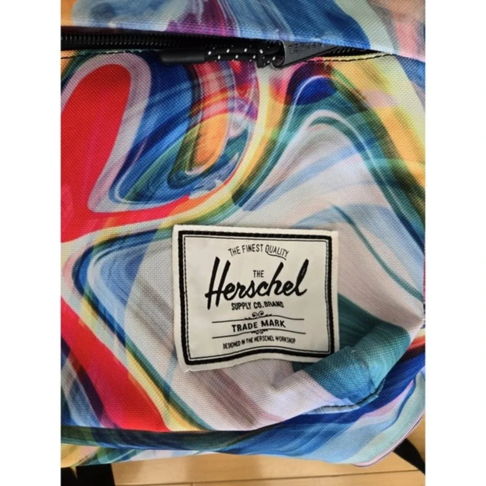 Herschel Settlement in Paint Pour Multi Backpack Full Size‎ - Rare Retired Color